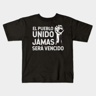El pueblo unido jámas será vencido - vintage Kids T-Shirt